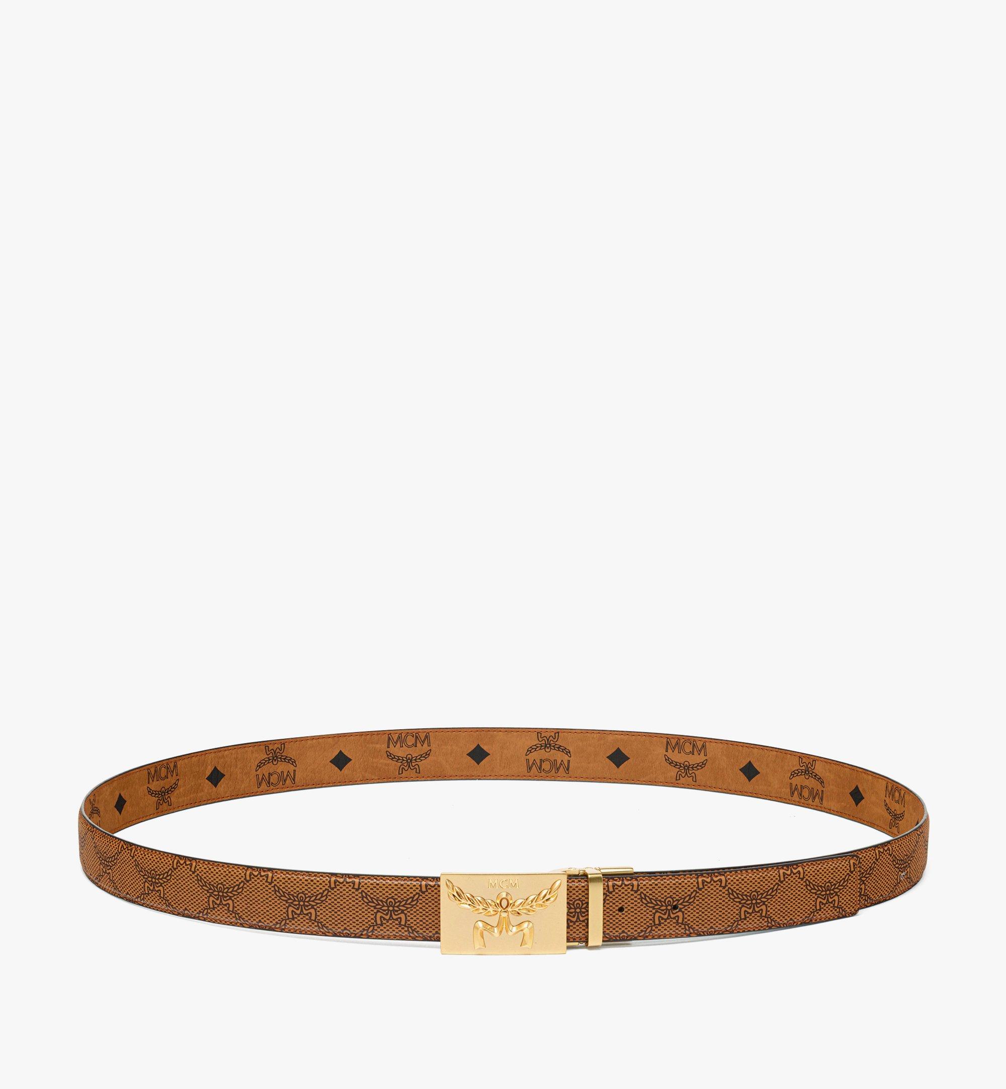 Himmel Brass Plate Reversible Monogram Belt 1